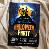 Invitation modifiable du parti Halloween Spooktacu