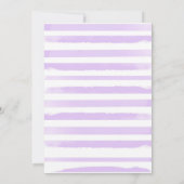 Invitation modifiable pour fête d'anniversaire de (Dos)