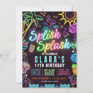Invitation modifiable pour la fête d'anniversaire 