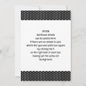 Invitation modifiable pour l'anniversaire de Littl (Dos)