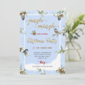 Invitation modifiable pour les fêtes de Noël (Debout devant)