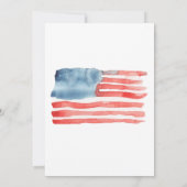 Invitation modifiable pour un BBQ de la Fête de l' (Dos)