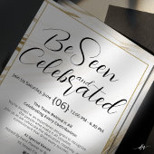 Invitation modifiable pour un événement de reconna