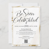 Invitation modifiable pour un événement de reconna (Devant)