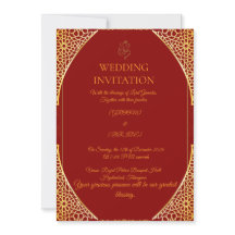 Invitation modifiable pour un mariage indien