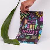 Invitation modifiable pour une fête au bord de la 