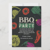 Invitation modifiable pour une soirée de jeux de B (Devant)