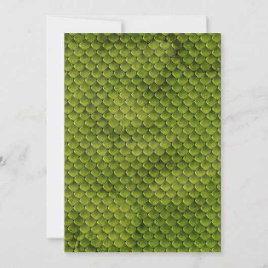 Invitation modifiable Reptile et insecte (Dos)