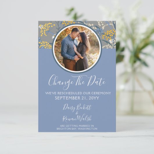 Invitation Modifier La Date De La Faisée Botanique Reprogramm (Debout devant)