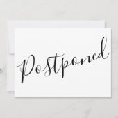 Invitation Modifier la date reportée Annulation de l'événemen (Devant)