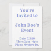 Invitation Module Arc-en-ciel Pastel (Dos)