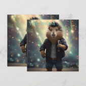 Invitation "Mohawk Capybara : Rockin' the River !" (Devant / Derrière)