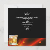 Invitation Mois 30e anniversaire de fête Boissons Beer Boys N (Dos)