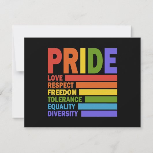 Invitation Mois de la fierté LGBT (Devant)