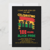 Invitation MOIS DE L'HISTOIRE DES NOIRS Centenaire (Devant)