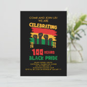 Invitation MOIS DE L'HISTOIRE DES NOIRS Centenaire (Debout devant)