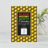 Invitation Mois de l'histoire noire AJOUTER PHOTO LOGO (Debout devant)
