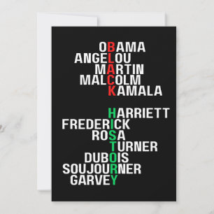 Invitation Mois de l'histoire noire Melanin King Reine Sista 