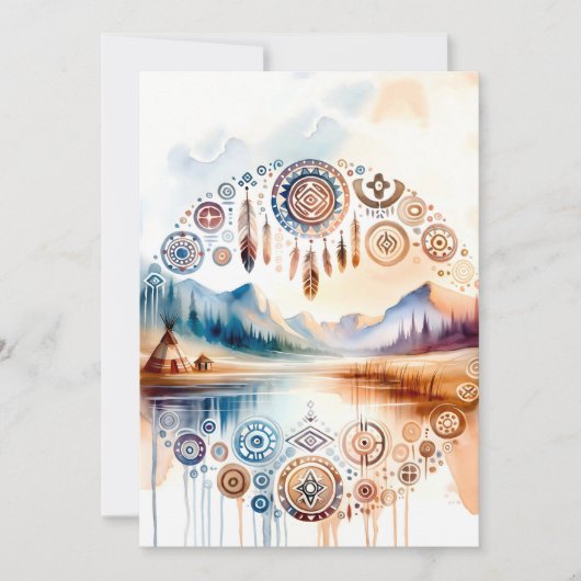 Invitation Mois du patrimoine amérindien (Devant)