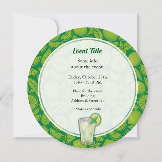 Invitation Mojito (Dos)