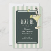 Invitation Mojito Golf Themed 30th Birthday (Devant)