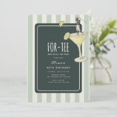 Invitation Mojito Golf Themed 40th Birthday (Debout devant)