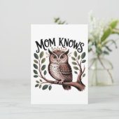 Invitation Mom Knows﻿ (Debout devant)