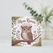 Invitation Mom Knows (Debout devant)