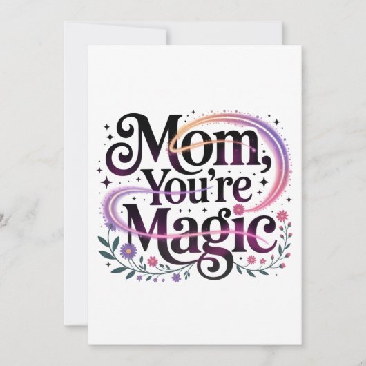 Invitation Mom, You’re Magic (Devant)