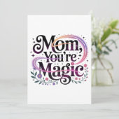 Invitation Mom, You’re Magic (Debout devant)