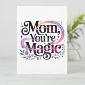 Invitation Mom, You’re Magic (Debout devant)