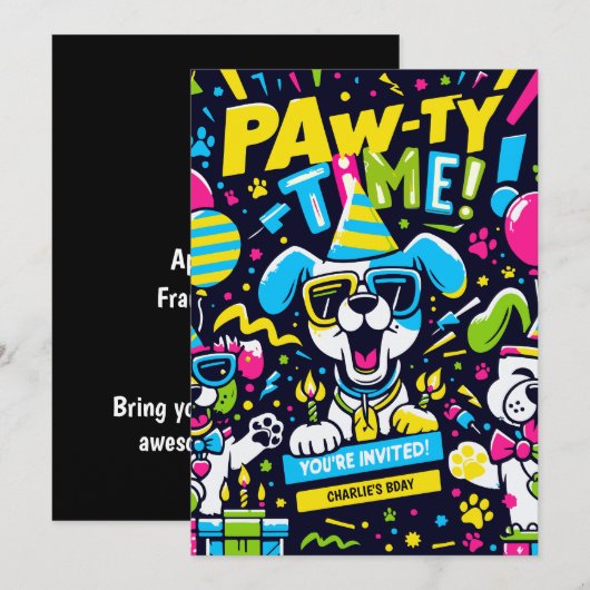 Invitation Moment Canin (Devant / Derrière)