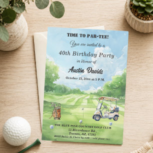 Invitation Moment élégant de faire la fête pour les 40 ans de