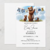 Invitation Moments tout simplement ours Un amour de mère  (Devant / Derrière)