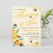 Invitation Mommy to BEE Gender Neutral Baby Shower (Debout devant)