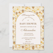 Invitation Mommy to Bee Honeycomb Baby Shower (Devant)