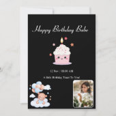 Invitation Mon amour, aujourd'hui est ton jour spécial (Devant)