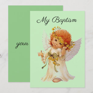 Invitation Mon ange baptême
