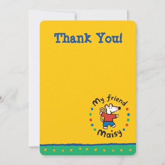 Invitation Mon anniversaire de Maisy d'ami (Devant)