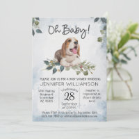 Mon bébé ! Baby shower beagle Chien Chien Chien