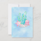 Invitation Mon Bébé Sous Le Raffle De La Mer (Dos)