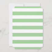 Invitation Mon bébé ! Tableau de bord et Baby shower de bande (Dos)