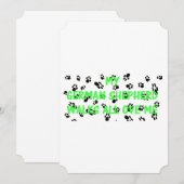 Invitation Mon Berger Allemand Marche Sur Moi (Devant / Derrière)