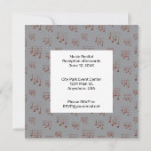 Invitation Mon chien a des puces chanson d'accordage ukulélé (Dos)