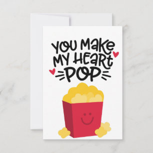 Invitation mon coeur POP