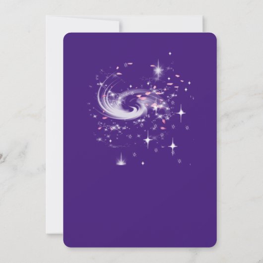 Invitation Mon design Glamour Funky Disco (Dos)