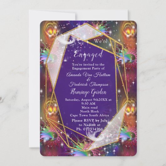 Invitation Mon design Glamour Funky Disco (Devant)