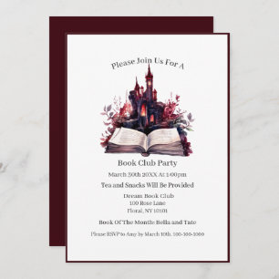 Invitation Mon Endroit Heureux Est... Club de lecture