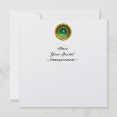 Invitation MON jade agate glace blanche (Dos)
