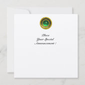 Invitation MON jade agate or blanc (Dos)